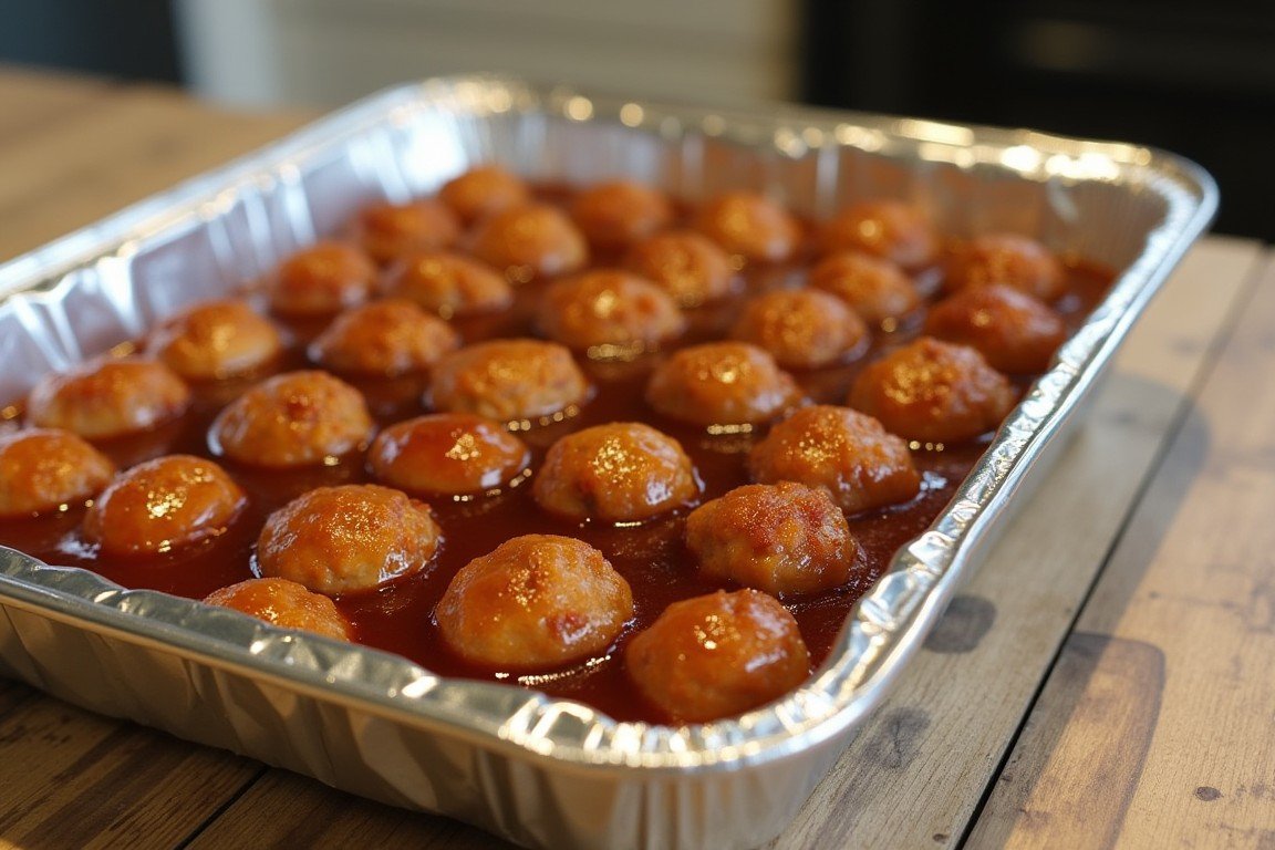 Adding the BBQ Sauce