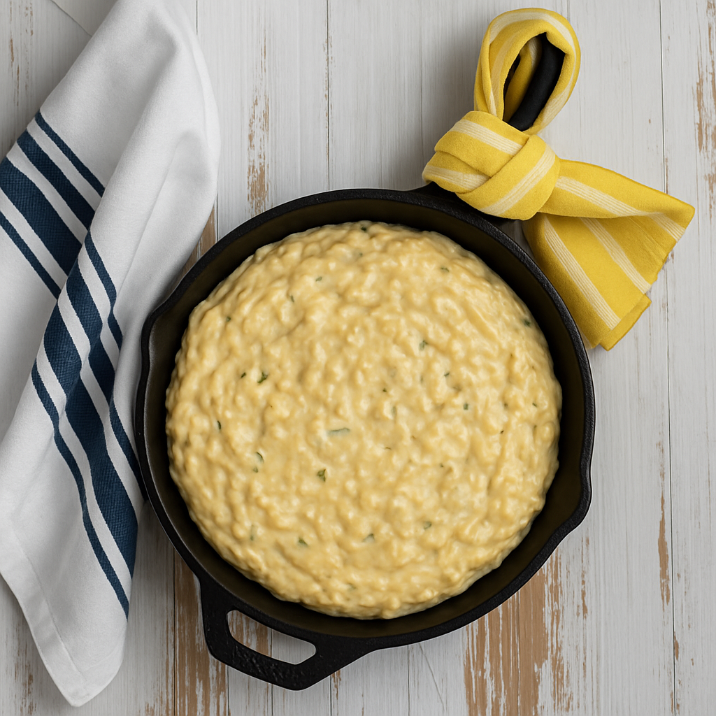Jalapeño Cheddar Corn Pudding
