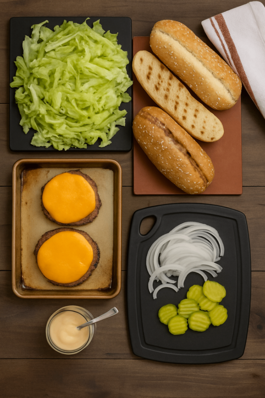 Making the Chopped Big Mac Subs