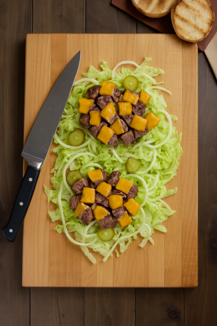 Making the Chopped Big Mac Subs