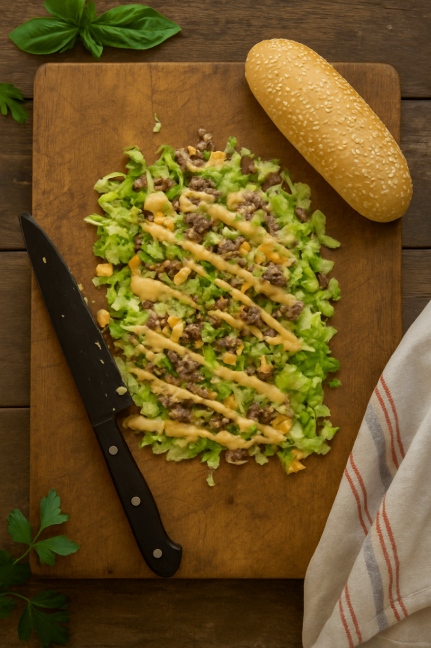 Making the Chopped Big Mac Subs